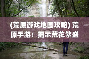 (荒原游戏地图攻略) 荒原手游：揭示荒花繁盛背后冒险和生存的终极体验