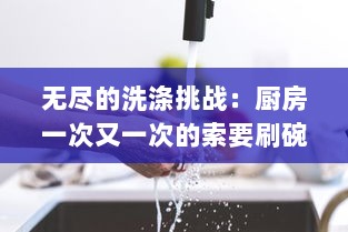 无尽的洗涤挑战：厨房一次又一次的索要刷碗总图片引发对家务劳动日常的深度思考 v3.3.8下载