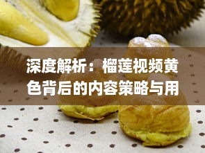 深度解析：榴莲视频黄色背后的内容策略与用户需求满足