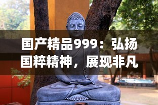 国产精品999：弘扬国粹精神，展现非凡匠心艺术的极致典藏