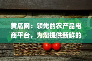 黄瓜网：领先的农产品电商平台，为您提供新鲜的黄瓜及多样化的农产品选择 v0.5.8下载