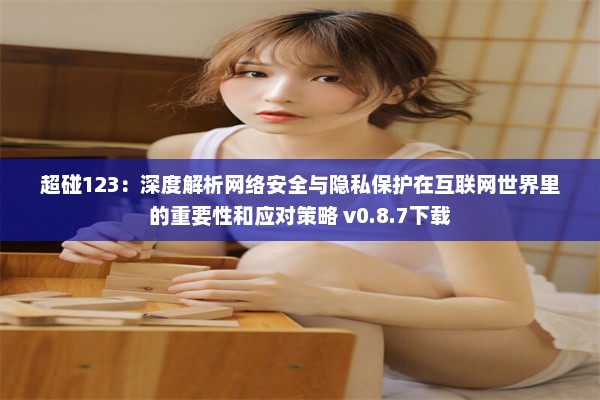 超碰123：深度解析网络安全与隐私保护在互联网世界里的重要性和应对策略 v0.8.7下载