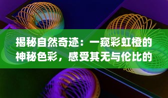 揭秘自然奇迹：一窥彩虹橙的神秘色彩，感受其无与伦比的鲜美之旅