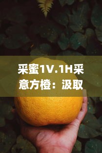 采蜜1V.1H采意方橙：汲取大自然的甘甜，品尝专家精心挑选的独特水果味道