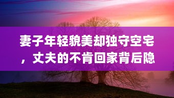 妻子年轻貌美却独守空宅，丈夫的不肯回家背后隐藏着怎样的秘密 v8.5.0下载